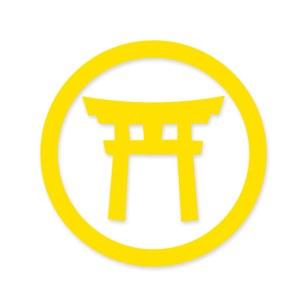 Shinto Shrine Japanese sticker vinyl decal