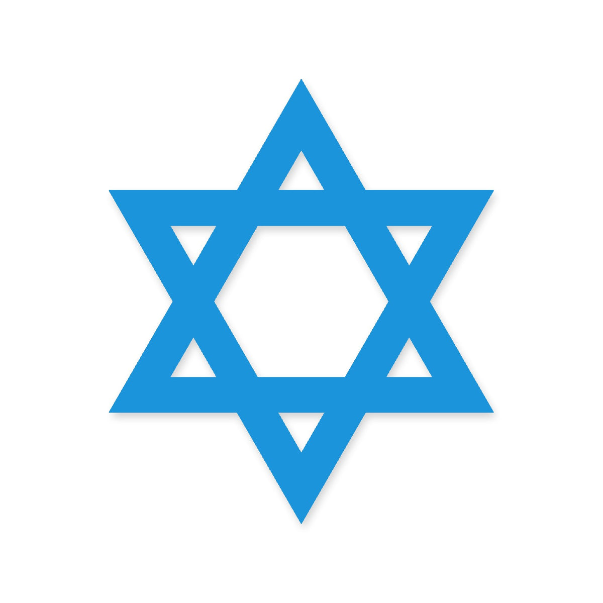 Star of David sticker x2, Jewish sticker vinyl decal