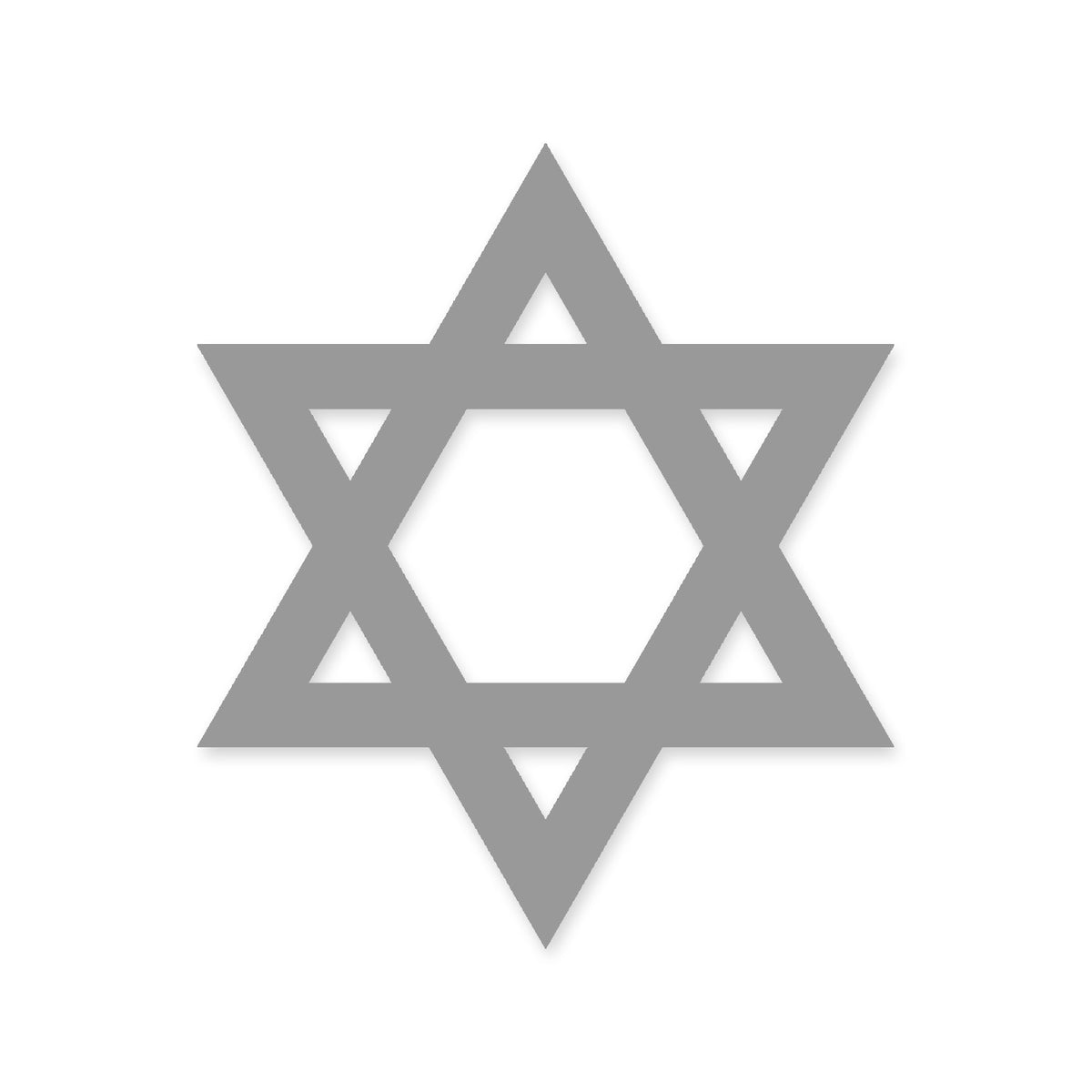Star of David sticker x2, Jewish sticker vinyl decal
