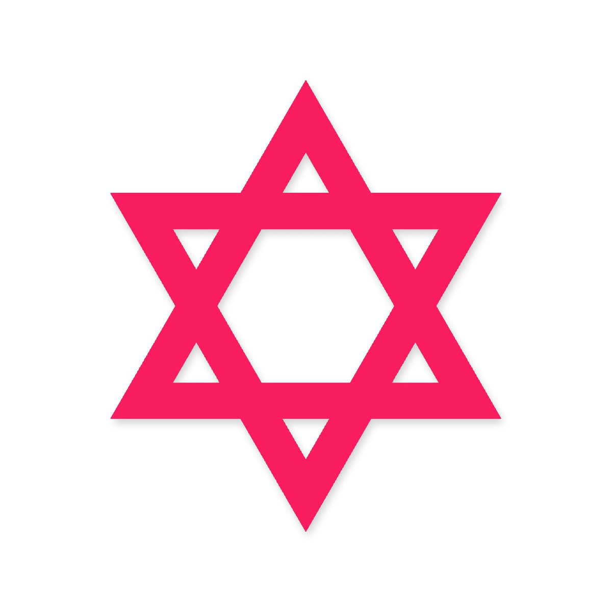 Star of David sticker x2, Jewish sticker vinyl decal