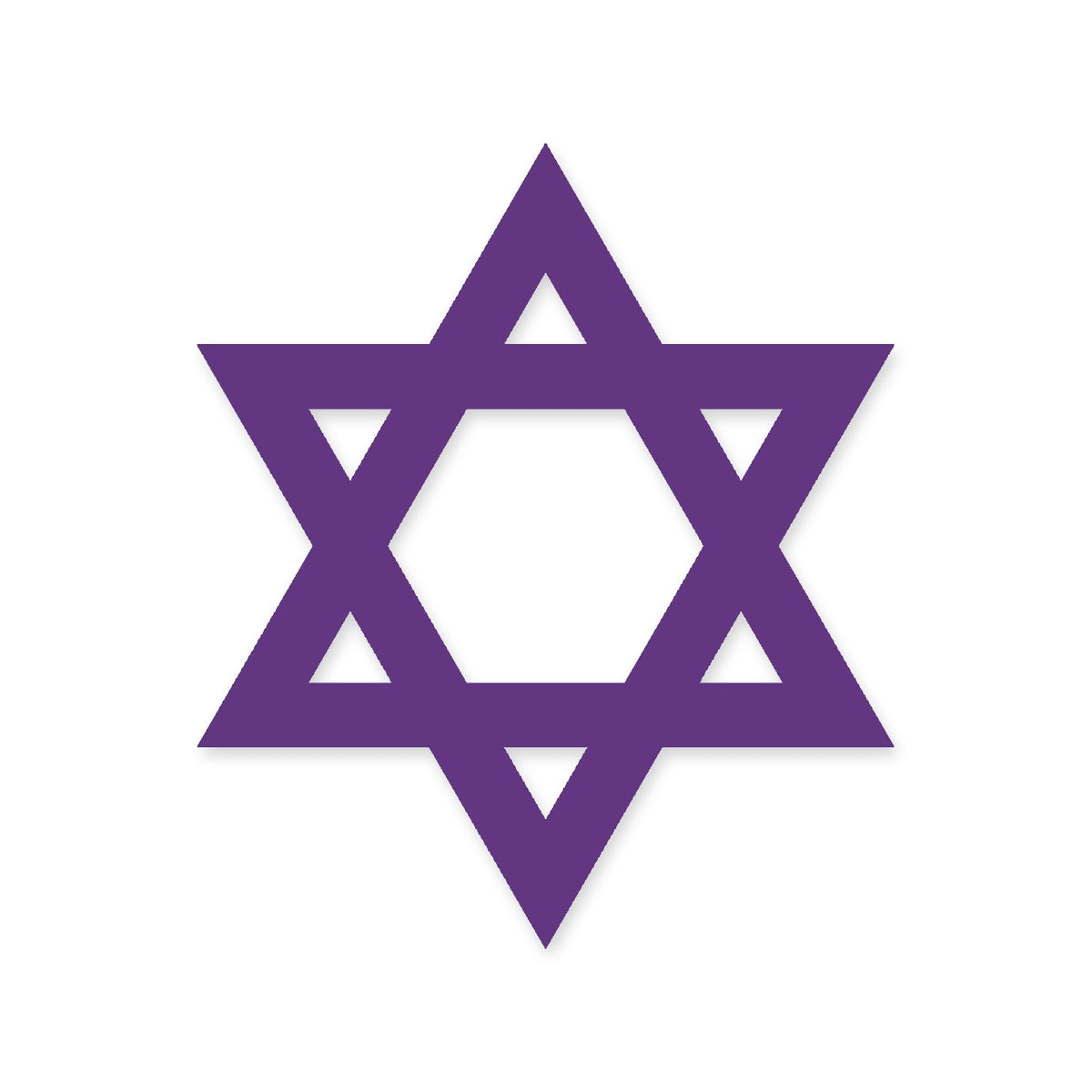 Star of David sticker x2, Jewish sticker vinyl decal