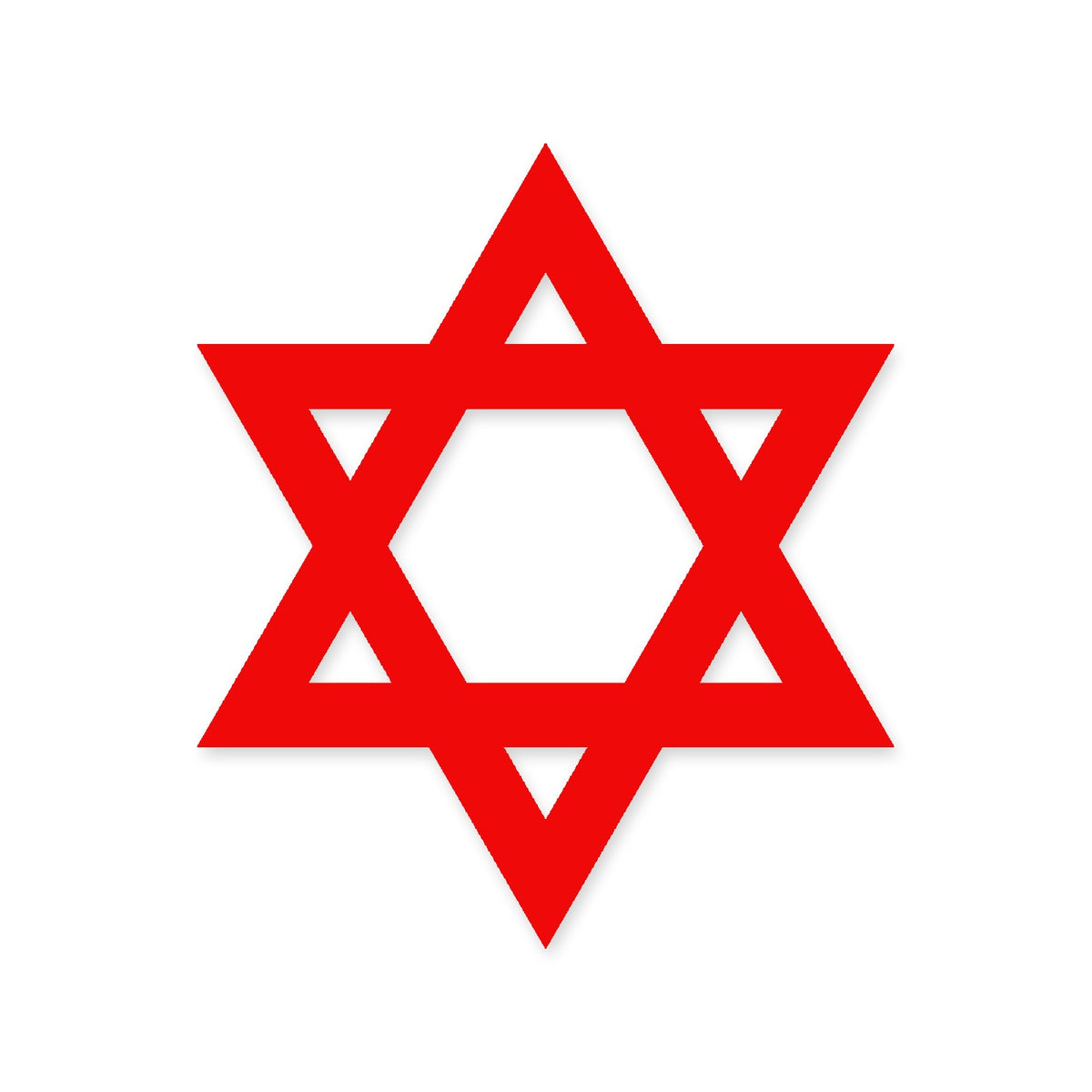 Star of David sticker x2, Jewish sticker vinyl decal