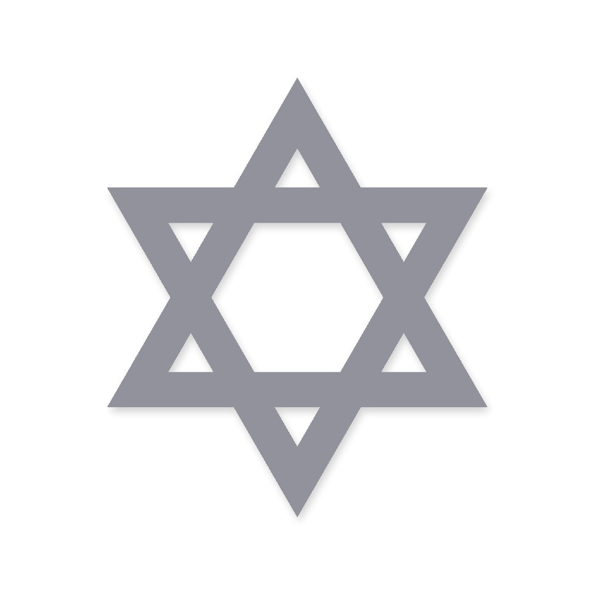 Star of David sticker x2, Jewish sticker vinyl decal