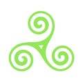 Celtic Triskele symbol, Triskelion, Irish, Ancient European, Car sticker, Laptop decal