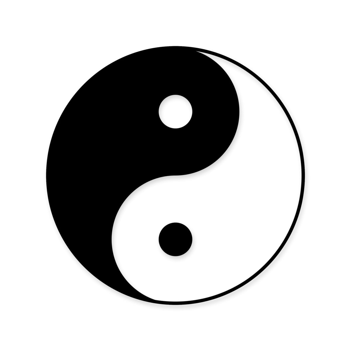 Yin Yang symbol car sticker vinyl decal, walls, window, laptop