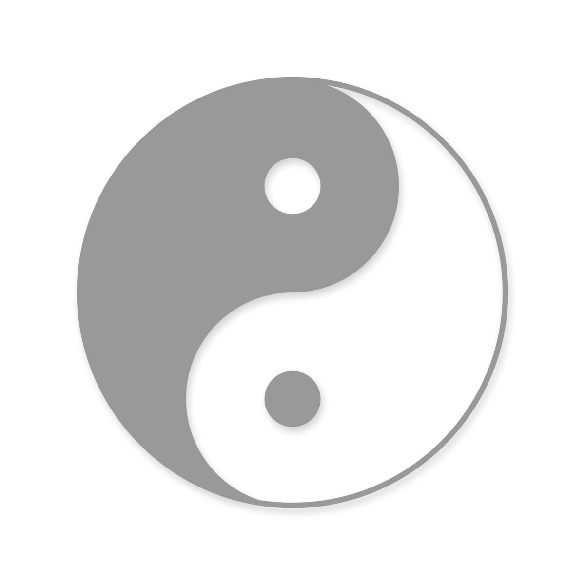 Yin Yang symbol car sticker vinyl decal, walls, window, laptop