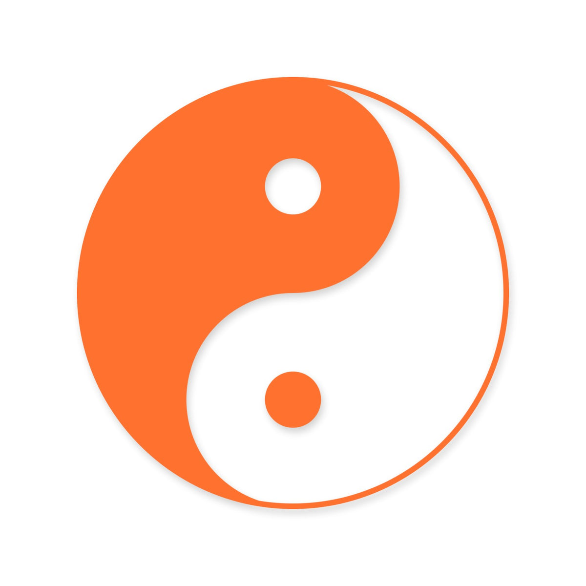 Yin Yang symbol car sticker vinyl decal, walls, window, laptop