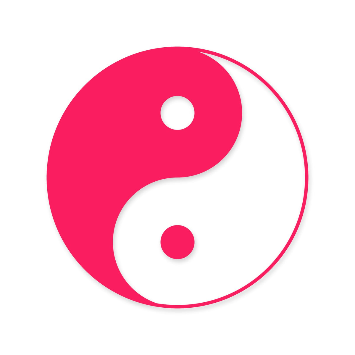 Yin Yang symbol car sticker vinyl decal, walls, window, laptop