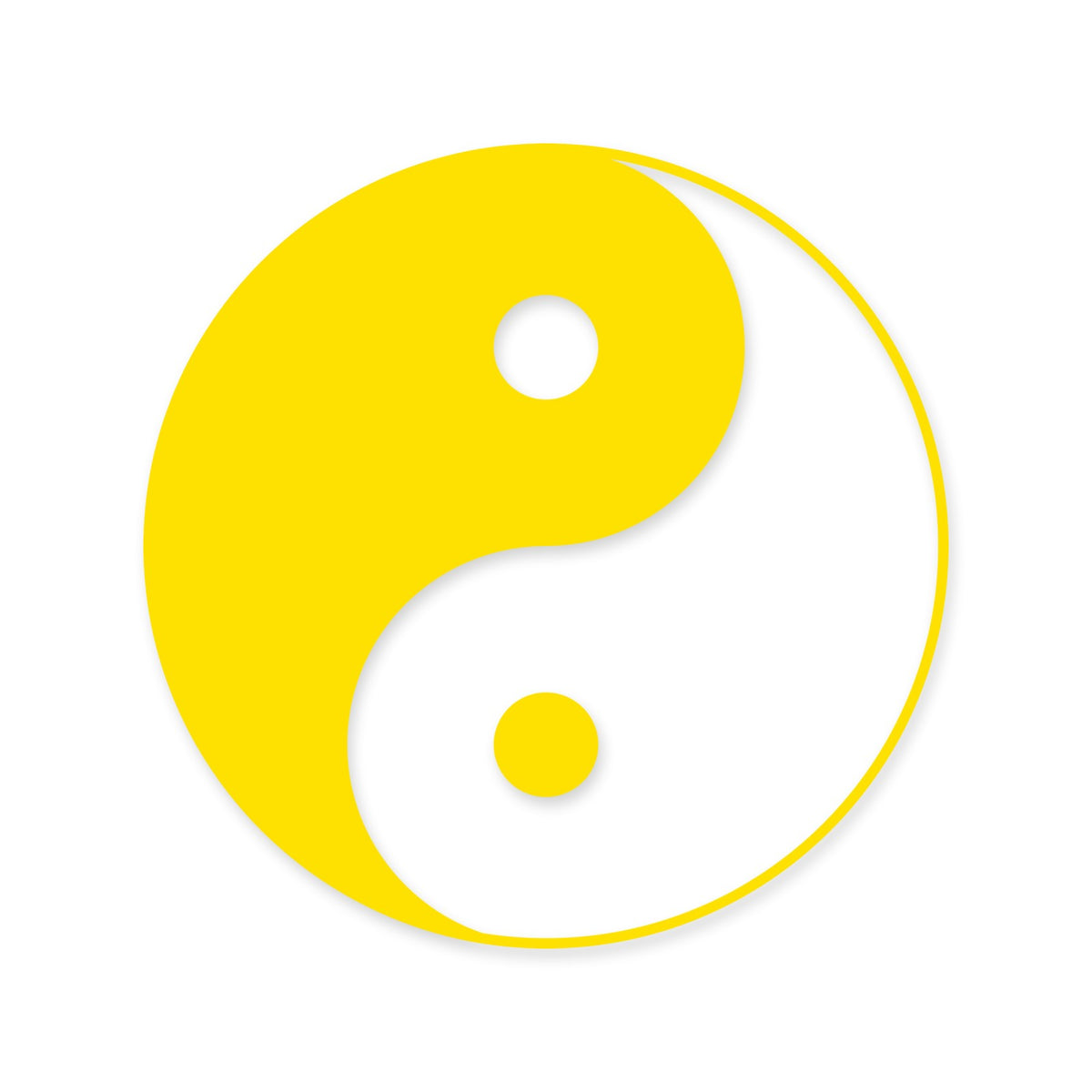 Yin Yang symbol car sticker vinyl decal, walls, window, laptop