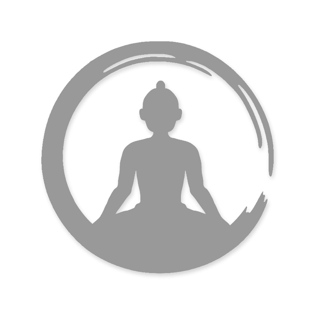 Zen Buddha Enso sticker, Buddhism car sticker, laptop decal