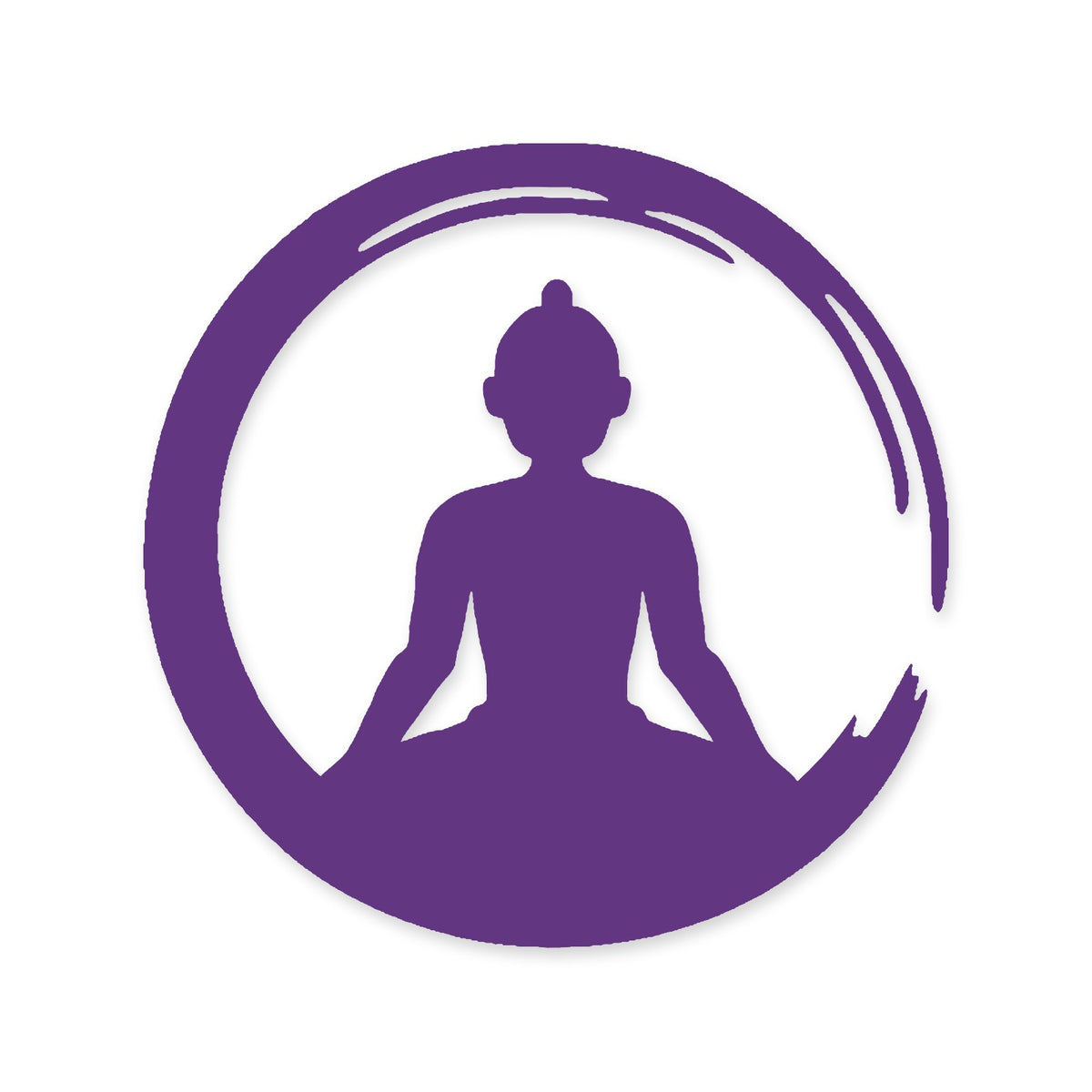 Zen Buddha Enso sticker, Buddhism car sticker, laptop decal