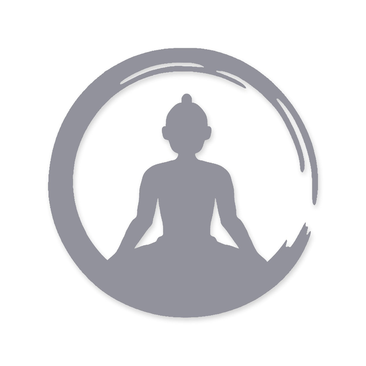 Zen Buddha Enso sticker, Buddhism car sticker, laptop decal