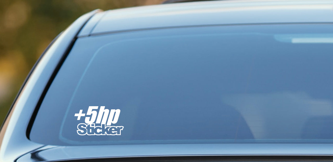 5HP Sticker performance car sticker for modified car, JDM, vinyl decal image 0