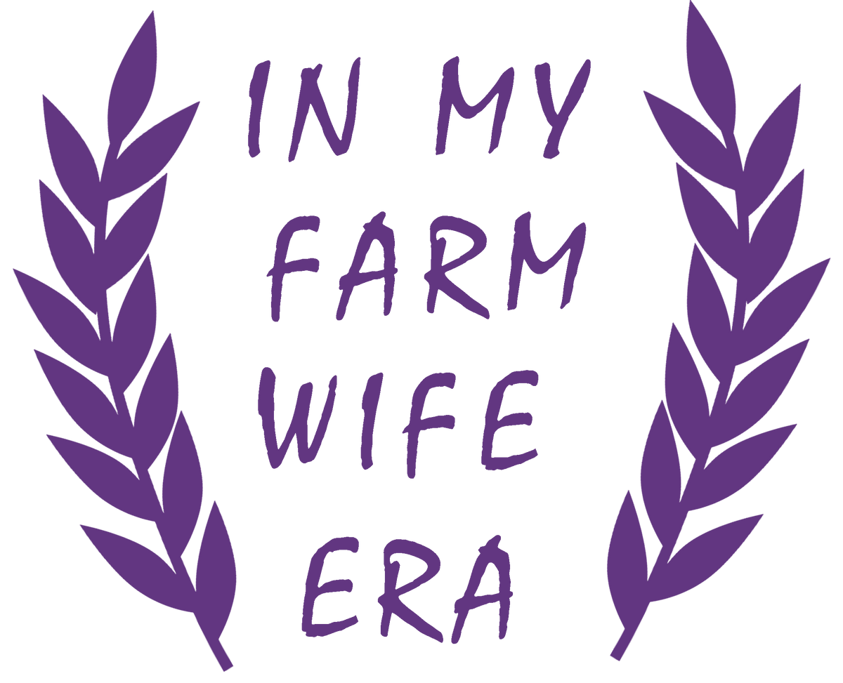 In My Farm Wife Era decal - Purple