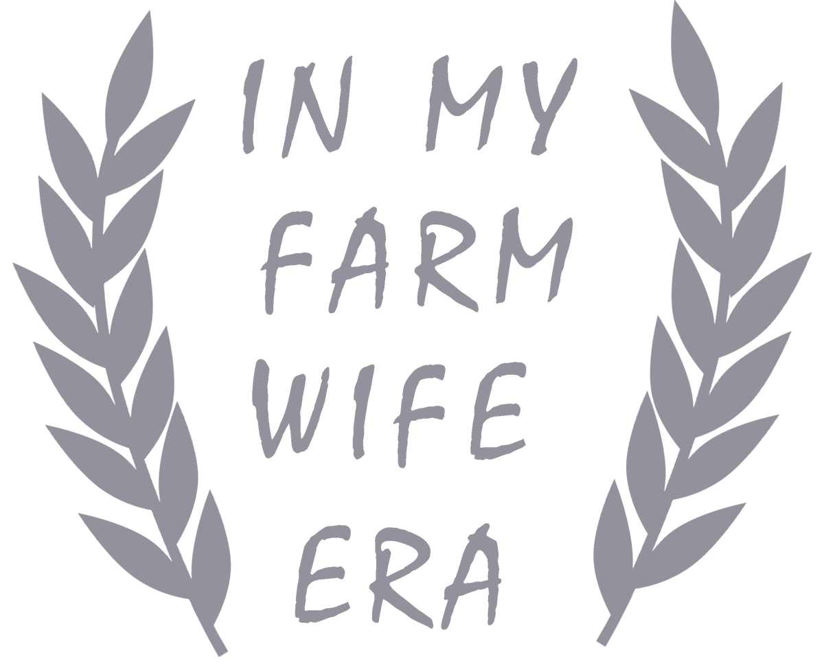 In My Farm Wife Era decal - Silver