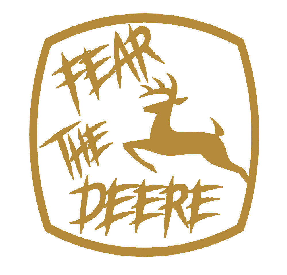 Fear the Deere Tractor Sticker