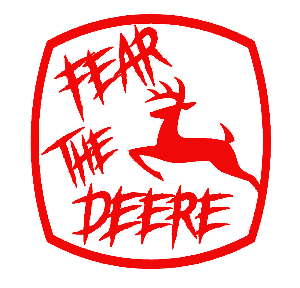 Fear the Deere Tractor Sticker