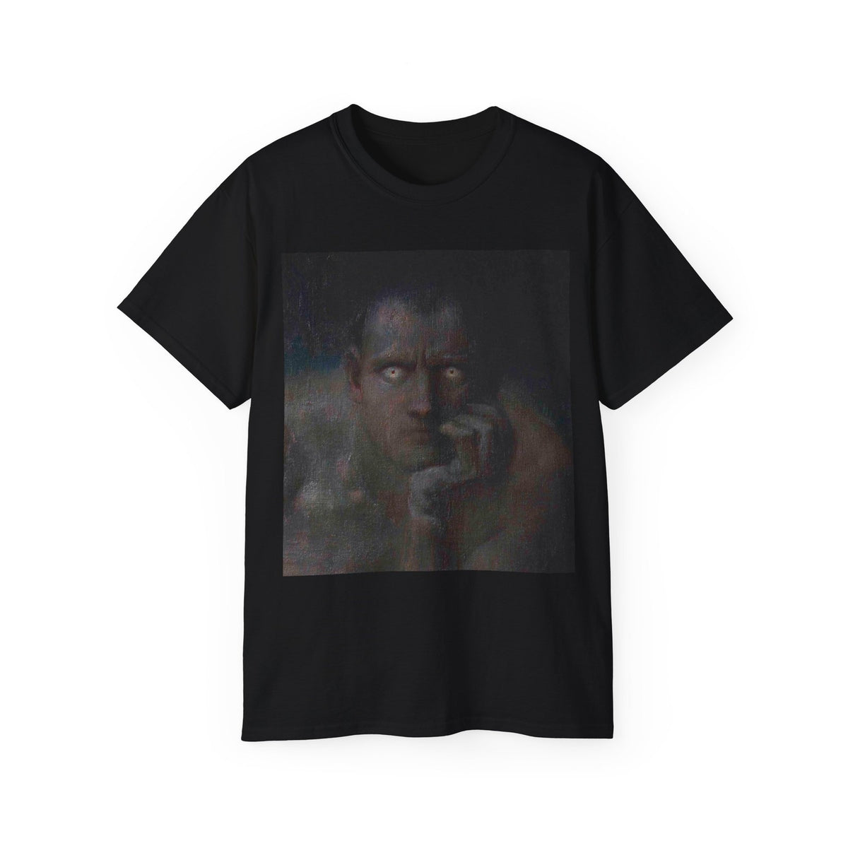 Lucifer T-Shirt | Von Stuck Painting, Dark Moody Art, Surreal Design