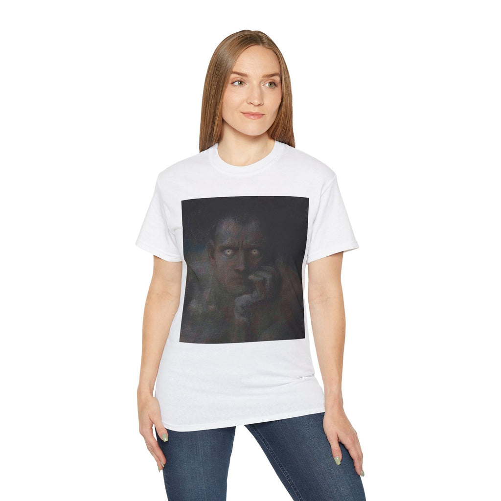 Lucifer T-Shirt | Von Stuck Painting, Dark Moody Art, Surreal Design