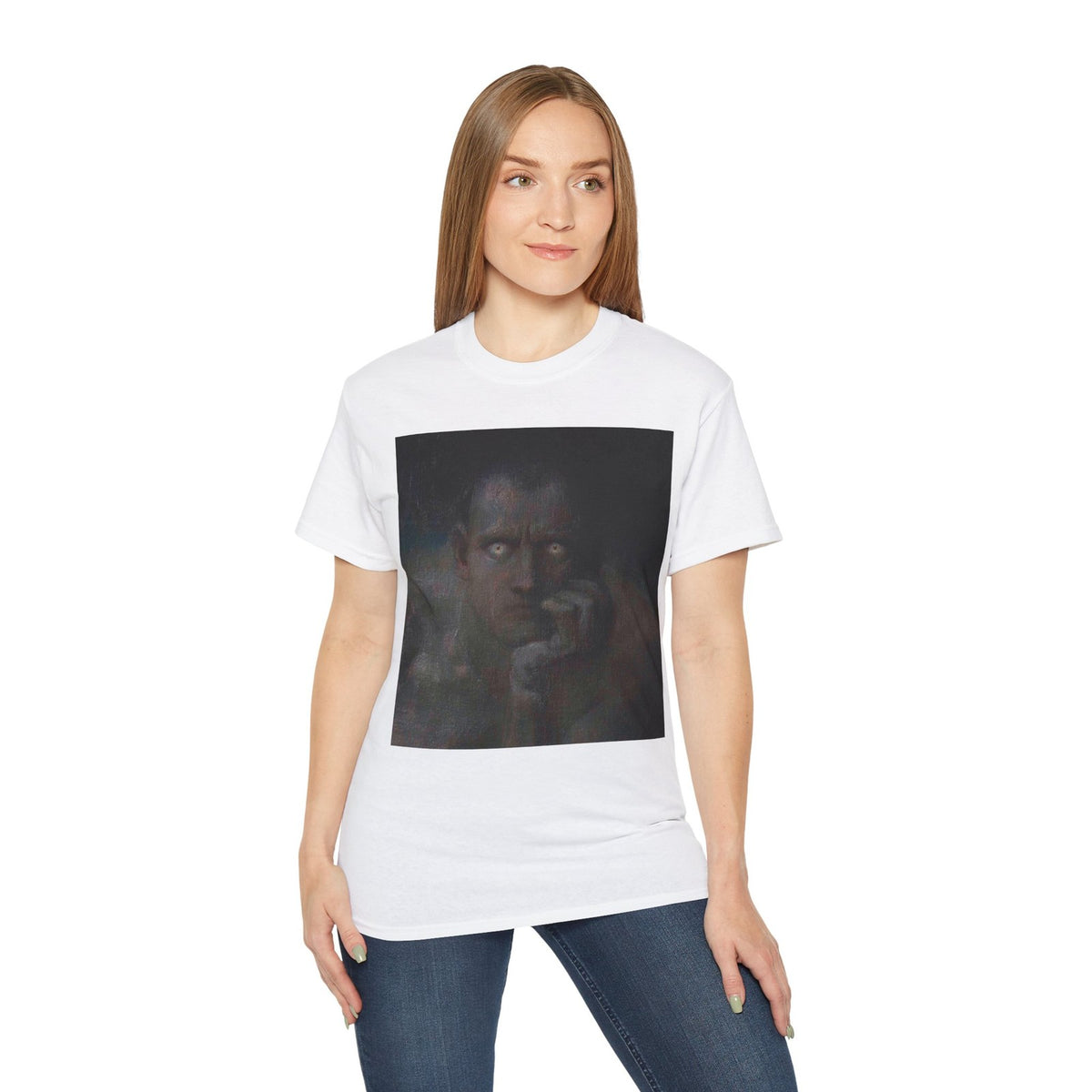 Lucifer T-Shirt | Von Stuck Painting, Dark Moody Art, Surreal Design