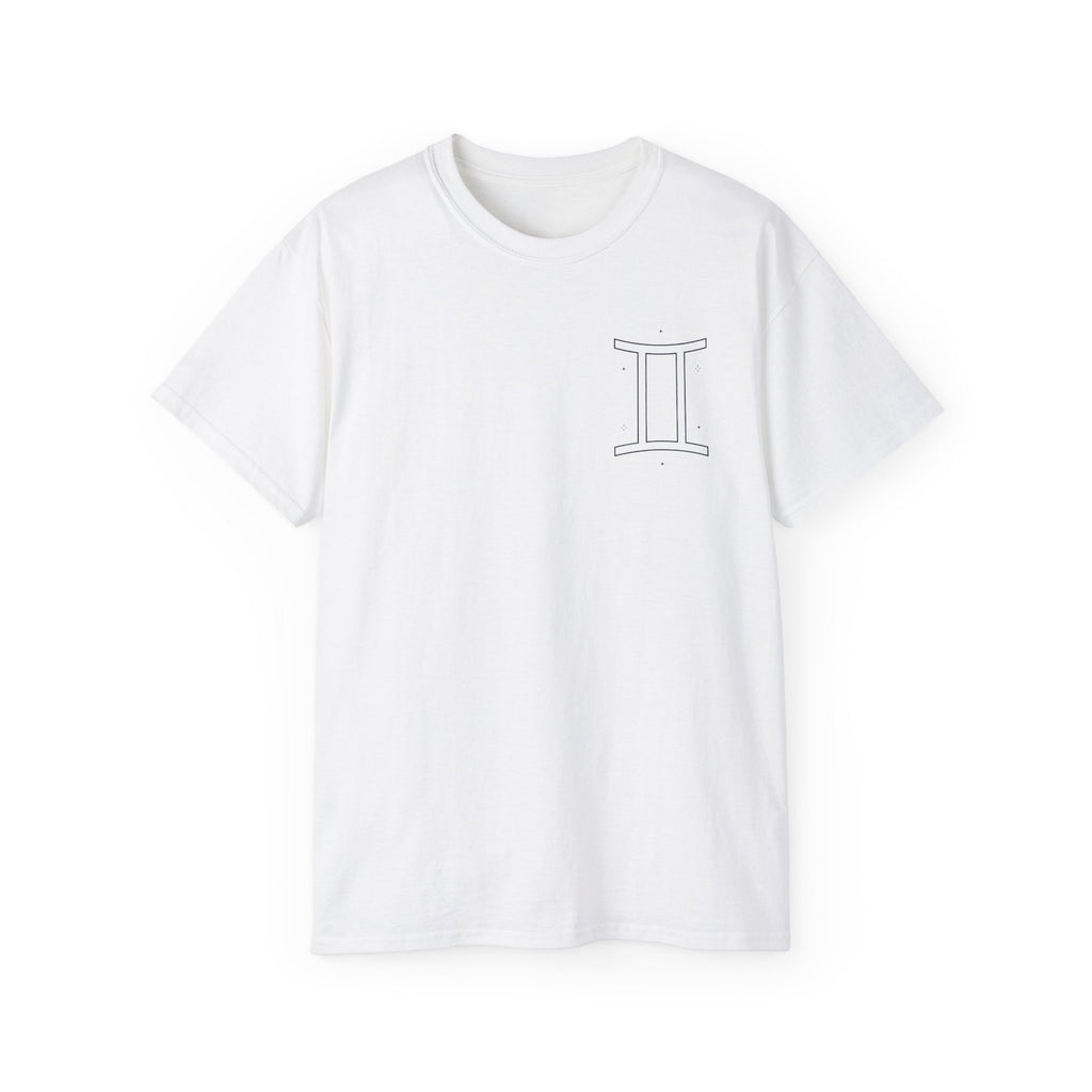 Gemini Zodiac Energy T-Shirt - Star Sign Graphic Tee - Astrology Gift