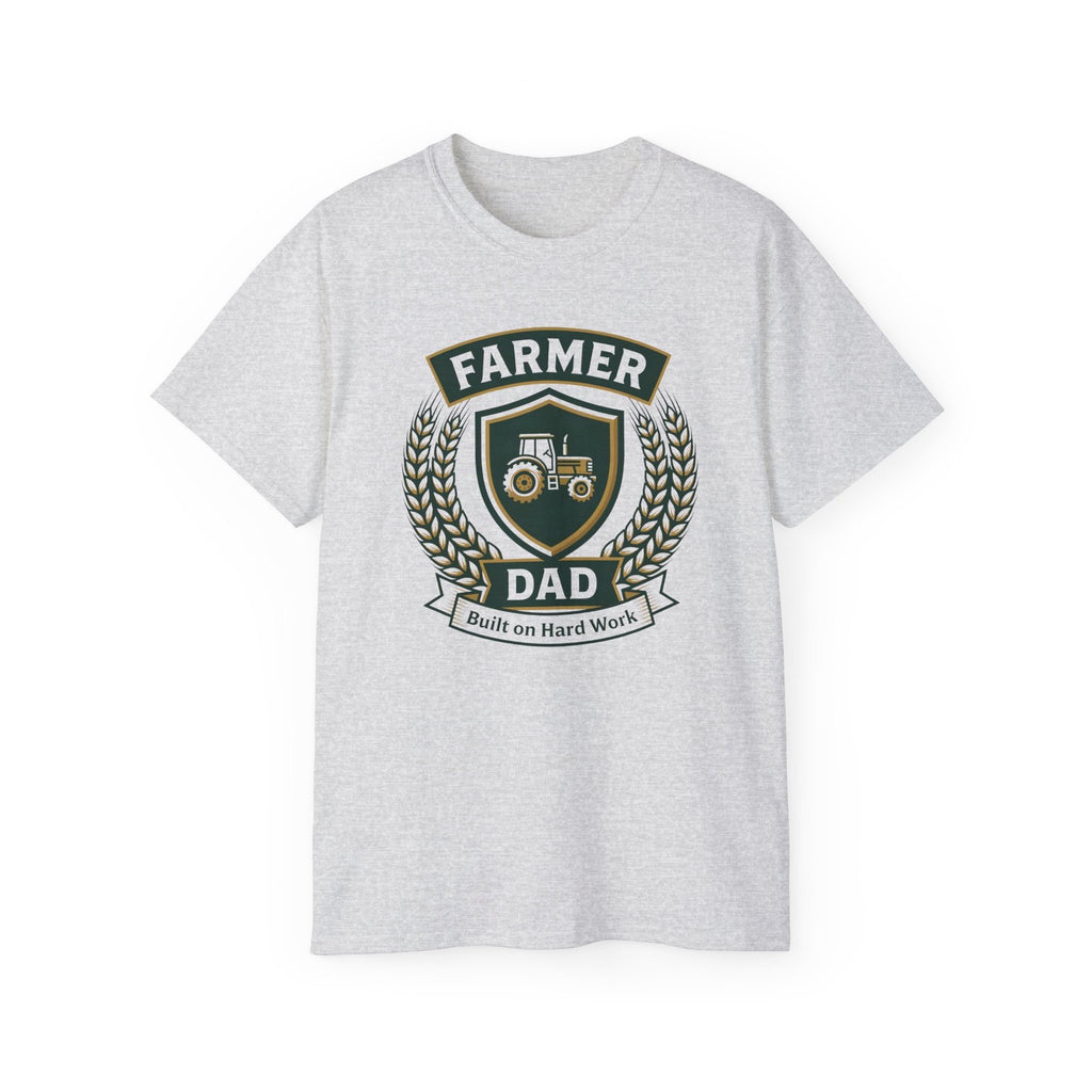 Premium Farmer Dad T-Shirt, Tractor Farming Father's Day Gift Tee