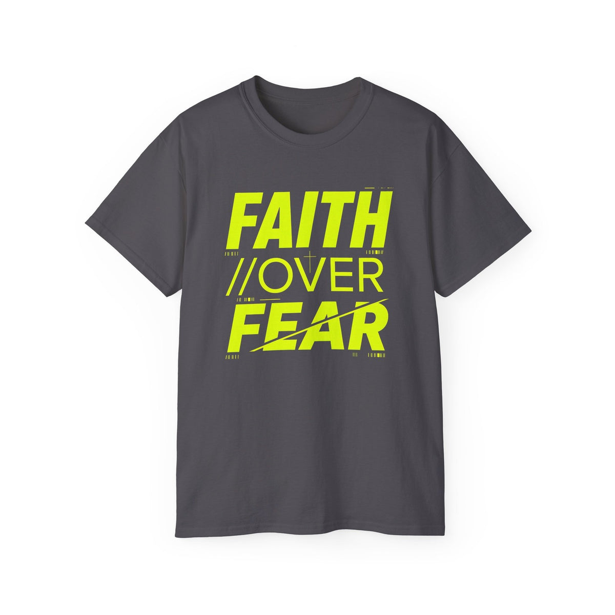 Faith Over Fear T-Shirt, Christian Motivational Tee, Gift for Men and Women