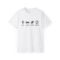 Premium Eat Sleep Rugby Repeat T-Shirt, Funny Rugby Sports Graphic Tee