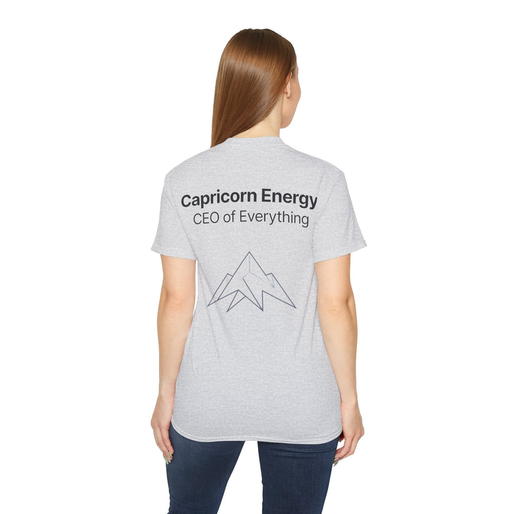 Capricorn Energy CEO of Everything T-Shirt | Zodiac Goat Tee