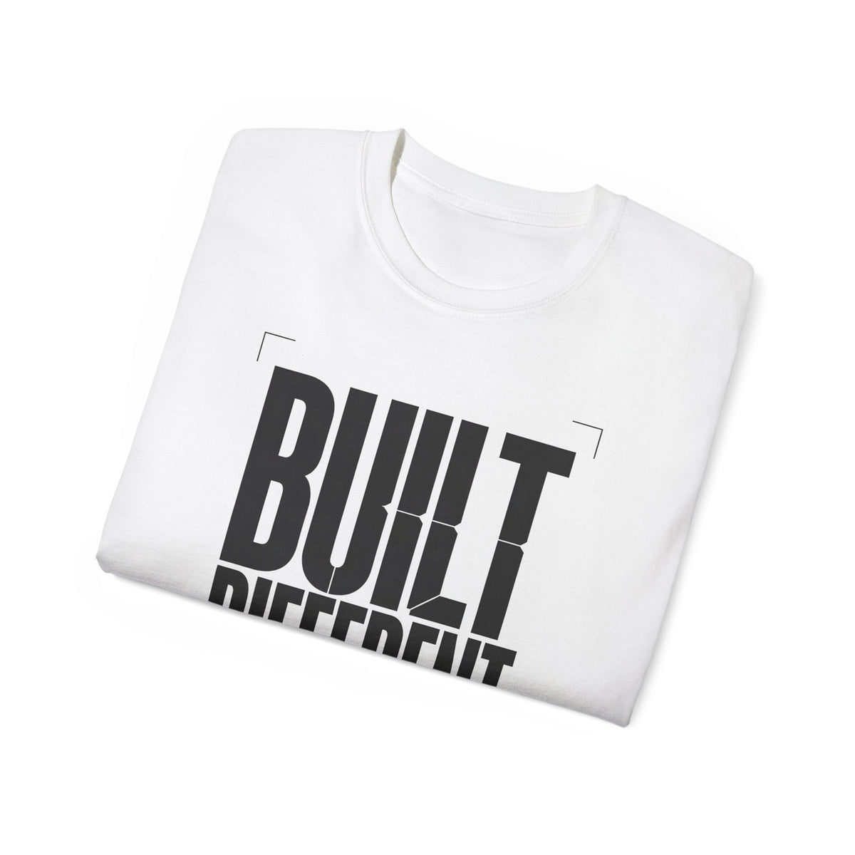 Built Different T-Shirt, Motivational Gym Fitness Tee, Gift for Men and Women