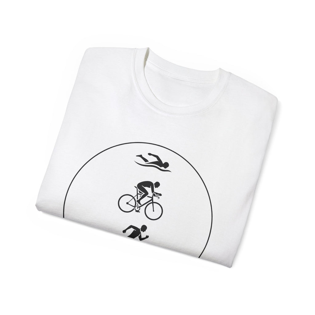 Swim Bike Run T-Shirt, Triathlon Athlete Tee, Gift for Men and Women Triathletes