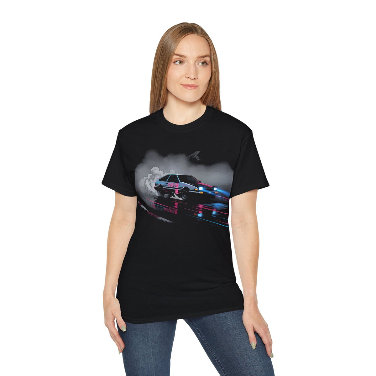 AE86 Drift T-Shirt, JDM Car Tee, Gift for Men and Women, Toyota Trueno Street Racing