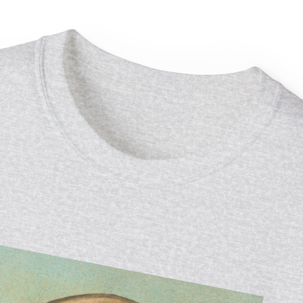 American Gothic Close-Up T-Shirt - Grant Wood Farmer Portrait Art Tee