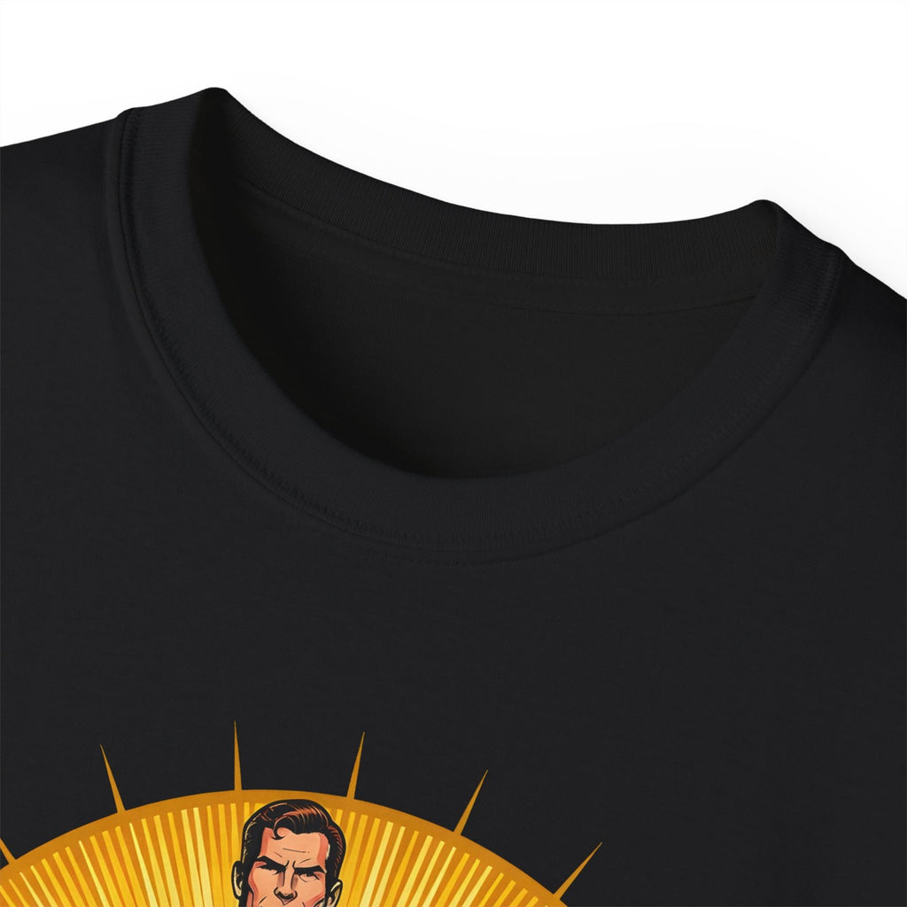 Best Dad Superhero Premium T-Shirt, Comic Style Birthday Present Father's Day