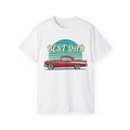 Premium Best Dad Classic Car T-Shirt Retro Father's Day Birthday Gift Tee