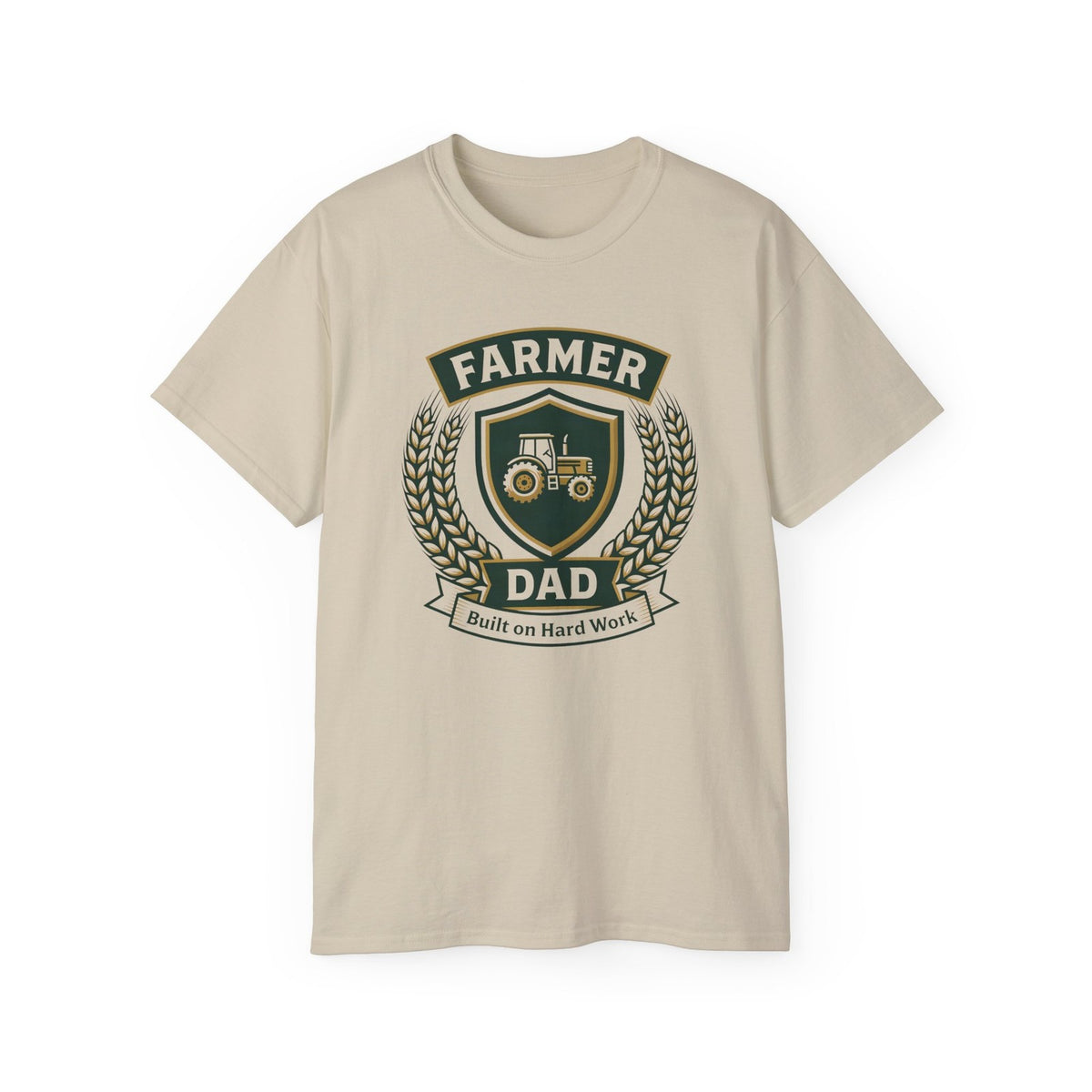 Premium Farmer Dad T-Shirt, Tractor Farming Father's Day Gift Tee