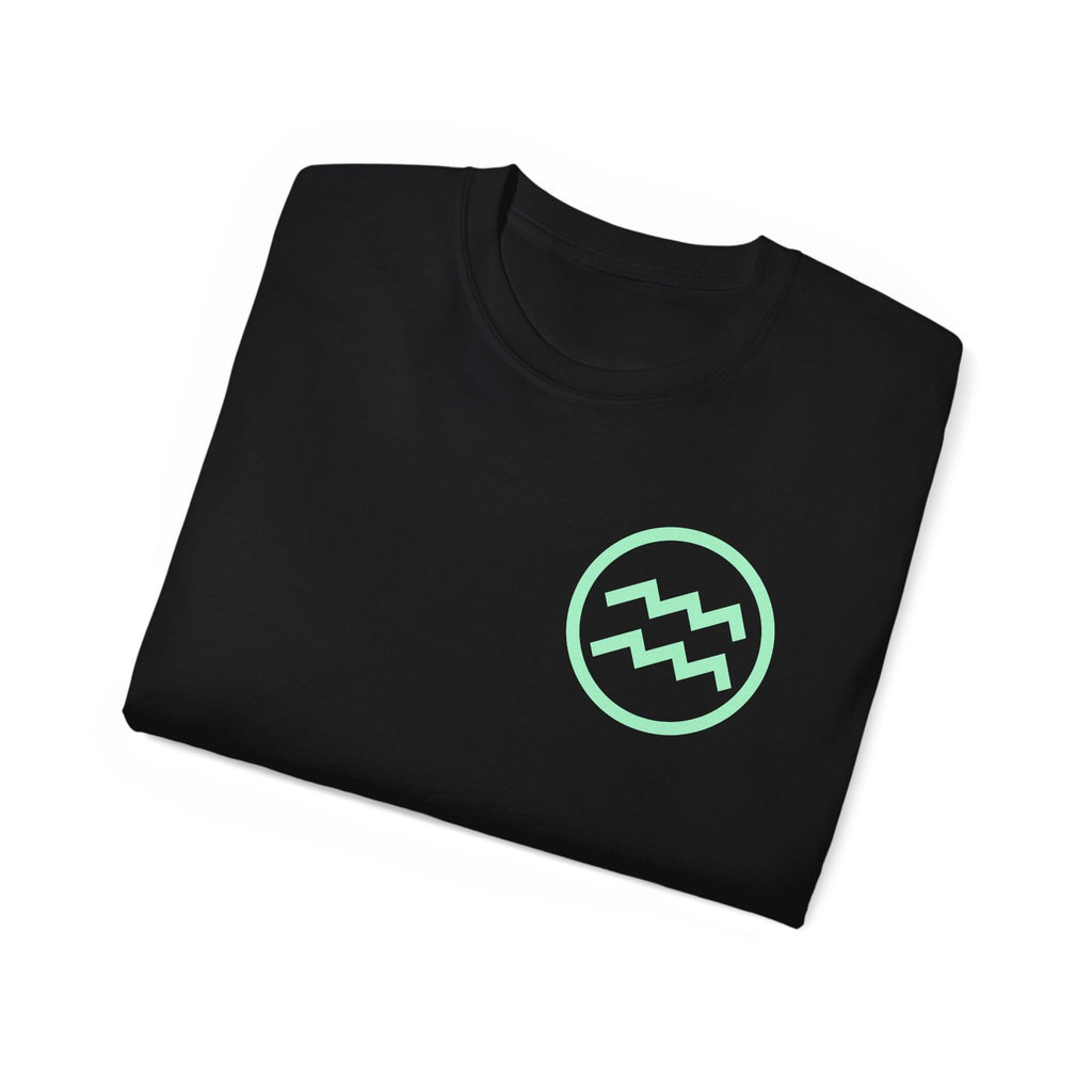 Aquarius Zodiac Energy T-Shirt - Aquarius Graphic Tee - Astrology Gift