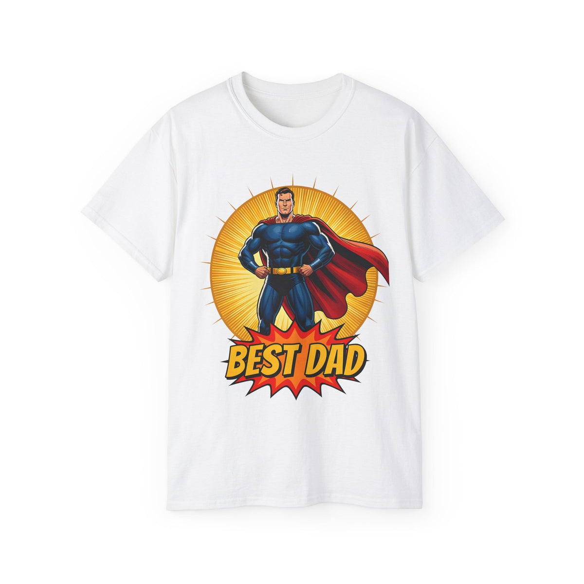 Best Dad T-Shirt, Superhero Dad Birthday Father's Day Gift