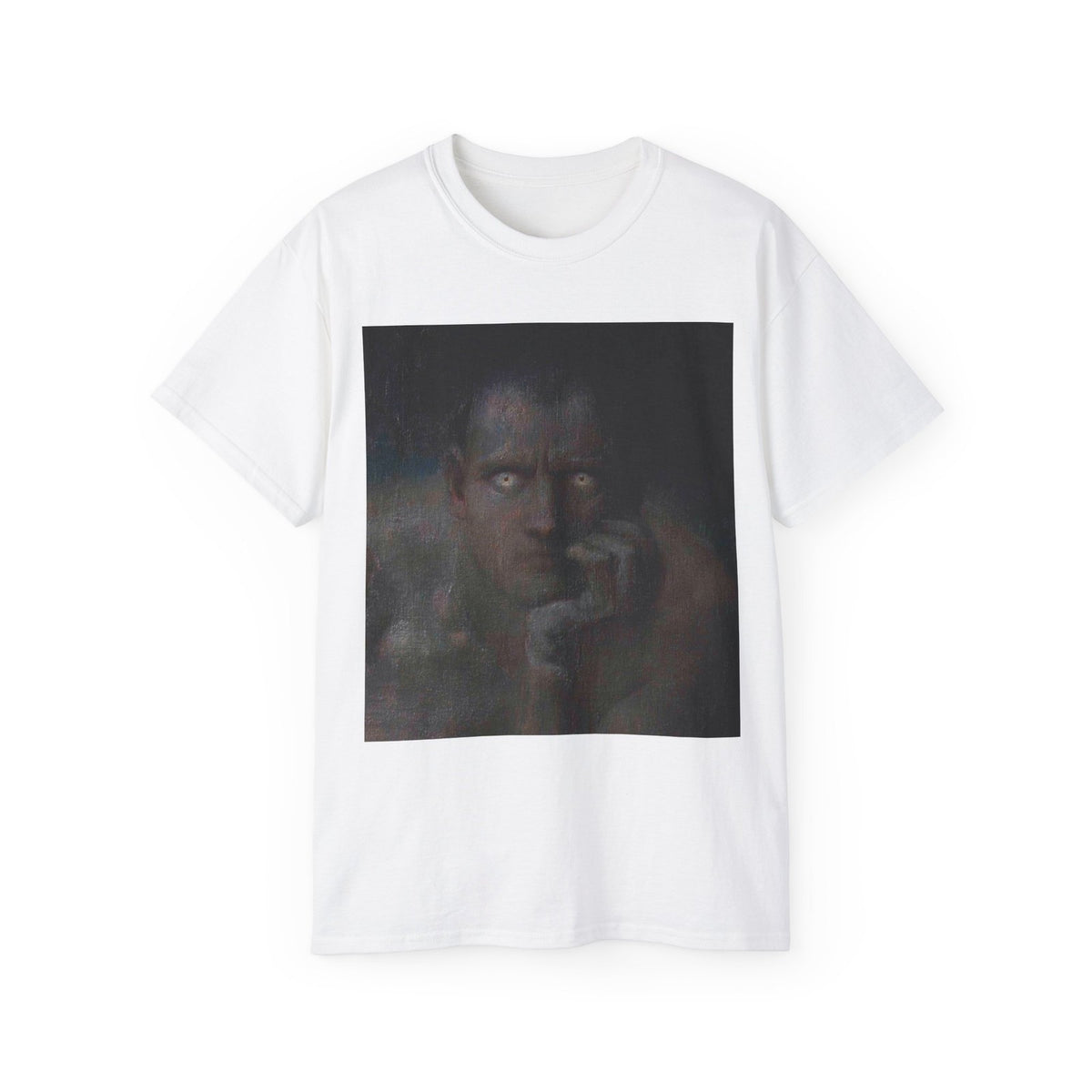 Lucifer T-Shirt | Von Stuck Painting, Dark Moody Art, Surreal Design