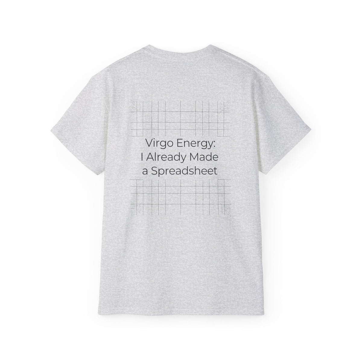 Virgo Zodiac Energy T-Shirt - Bold Graphic Virgo Glyph Tee - Astrology Gift