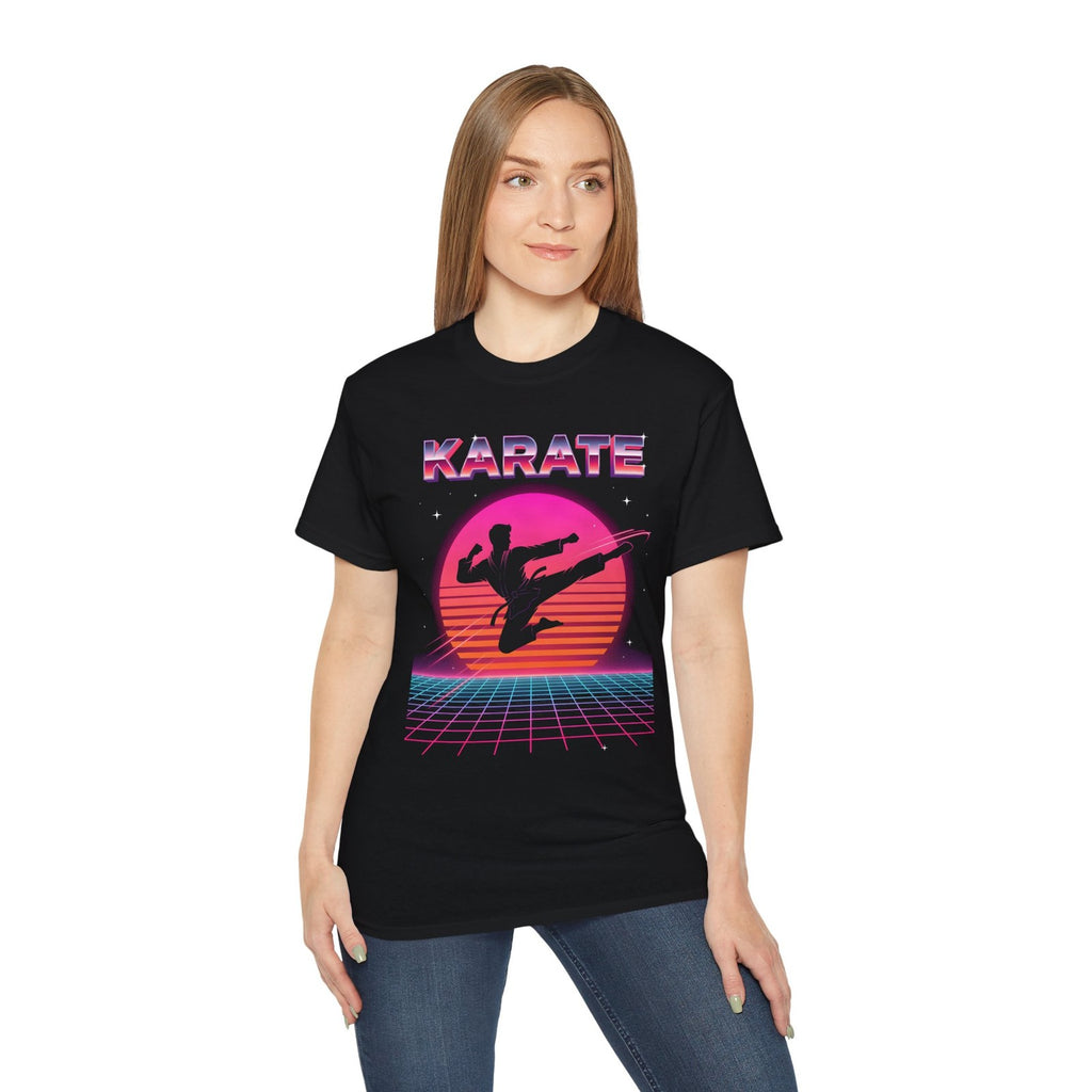 Retro Karate T-Shirt, 80s Japanese Martial Arts Tee, Gift for Men and Women, Dojo