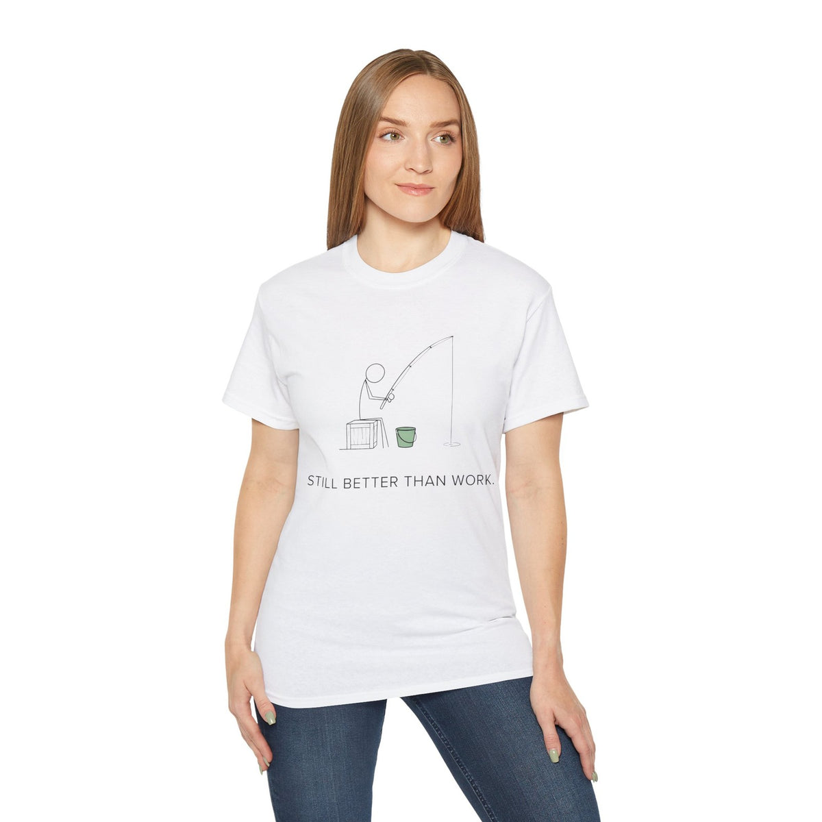 Still Better Than Work Fishing T-Shirt, Funny Fisherman Tee, Gift for Men and Women