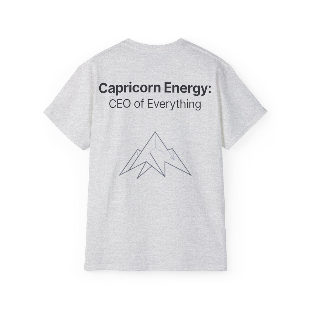 Capricorn Energy CEO of Everything T-Shirt | Zodiac Goat Tee