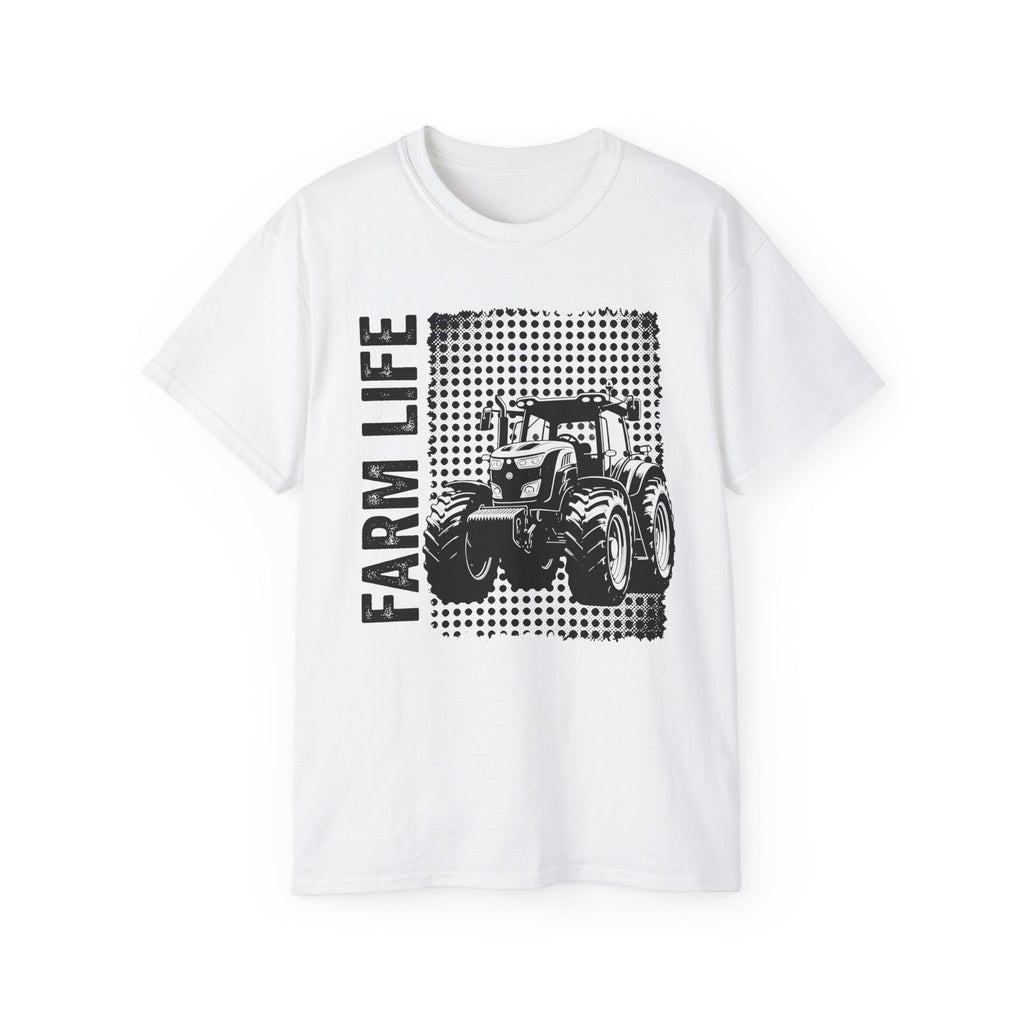 Farm Life T-Shirt, Tractor Farmer Tee, Gift for Men and Women, Country Living