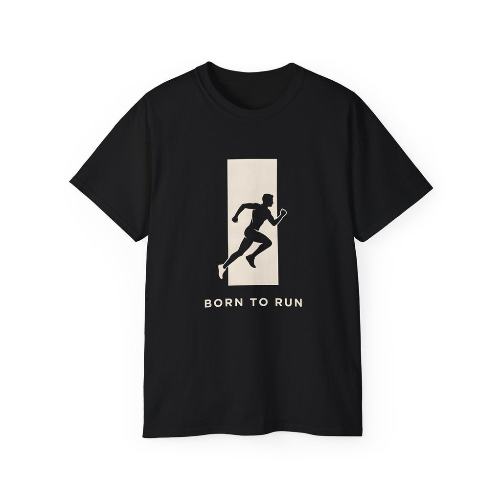 Born to Run T-Shirt, Runner Athlete Tee, Gift for Men and Fitness Lovers