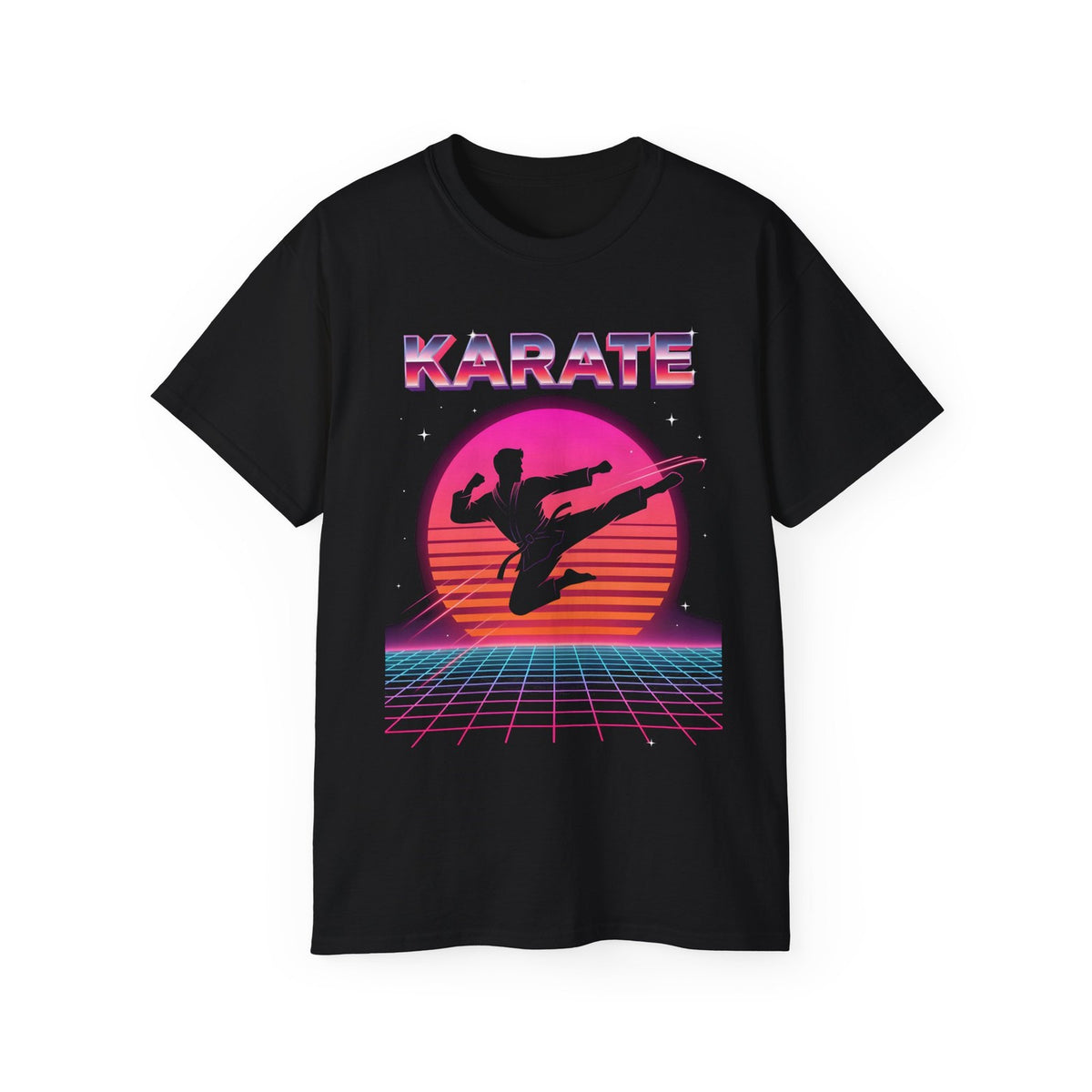 Retro Karate T-Shirt, 80s Japanese Martial Arts Tee, Gift for Men and Women, Dojo