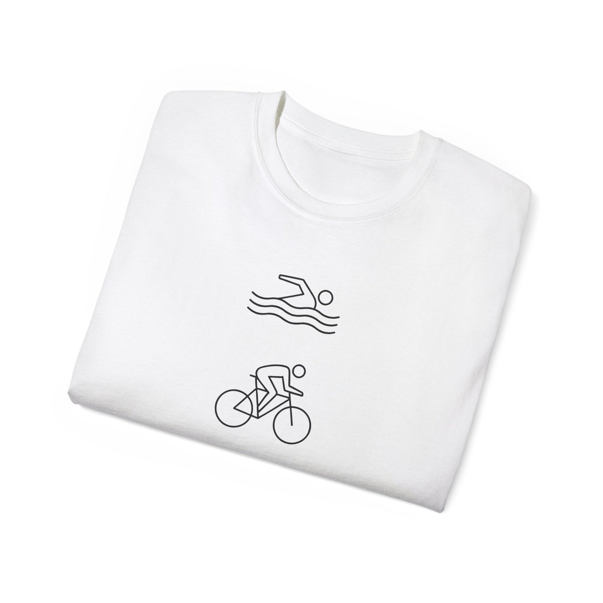Swim Bike Run Triathlon Tee | Athletic Triathlon Training Shirt
