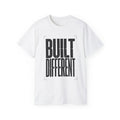 Built Different T-Shirt, Motivational Gym Fitness Tee, Gift for Men and Women