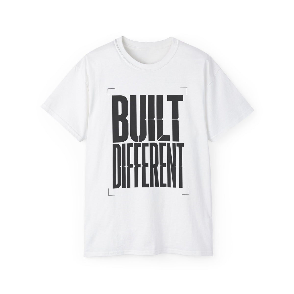 Built Different T-Shirt, Motivational Gym Fitness Tee, Gift for Men and Women