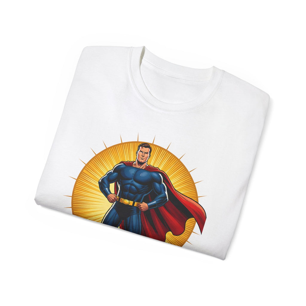 Best Dad Superhero Premium T-Shirt, Comic Style Birthday Present Father's Day